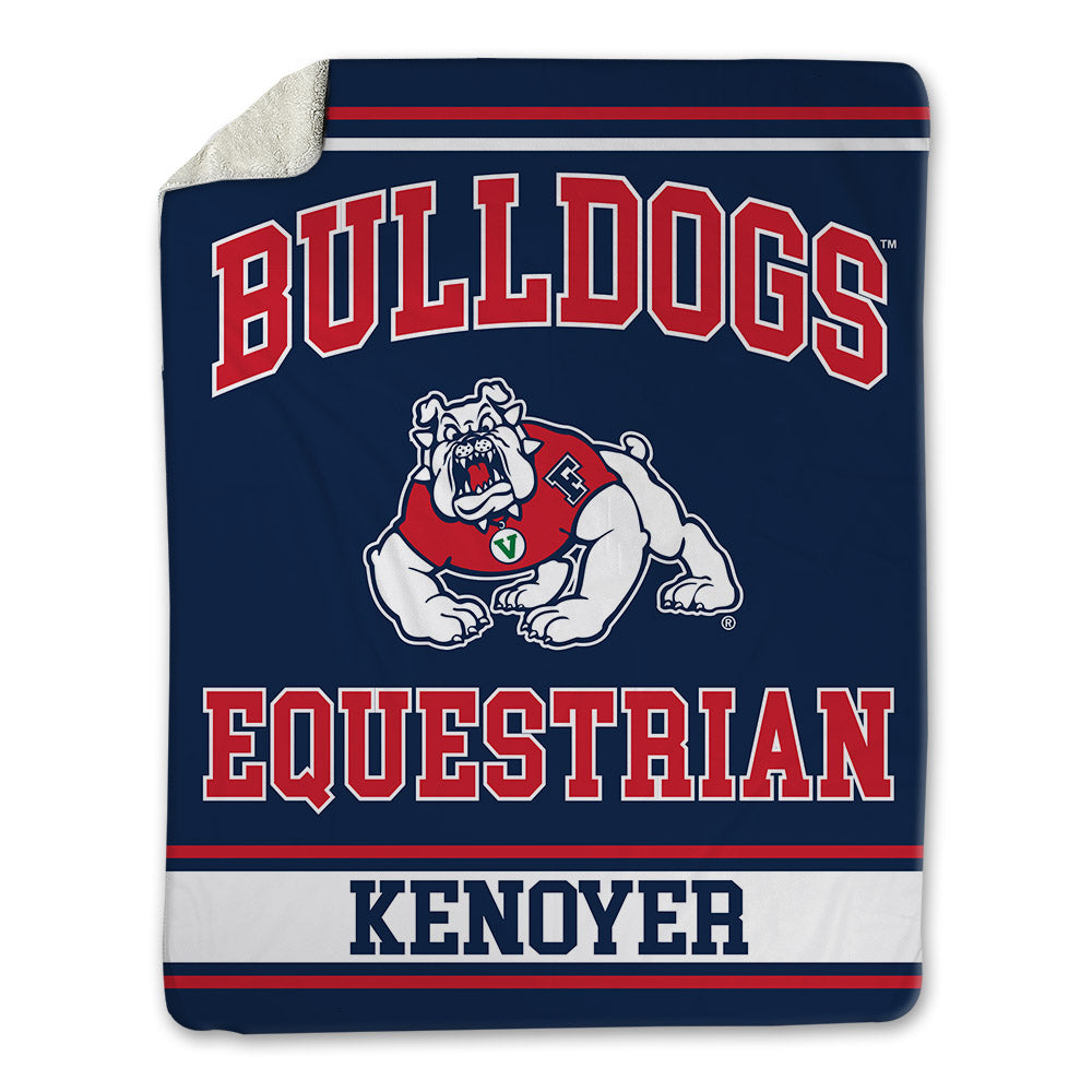 Fresno State - NCAA Equestrian : Megan Kenoyer - Blanket-0
