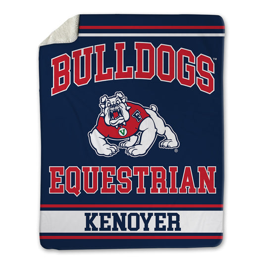 Fresno State - NCAA Equestrian : Megan Kenoyer - Blanket-0