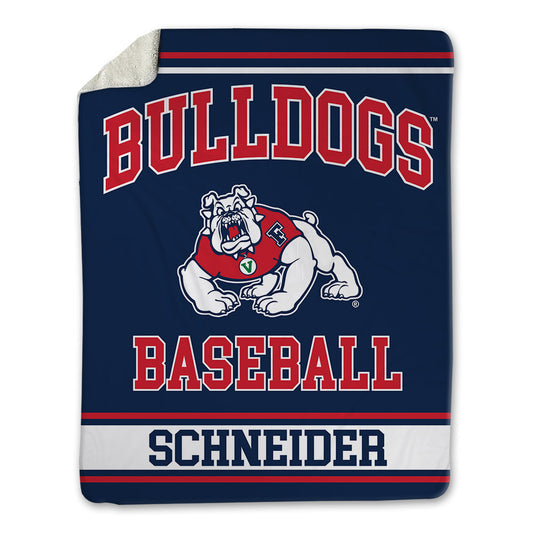 Fresno State - NCAA Baseball : Cam Schneider - Blanket-0