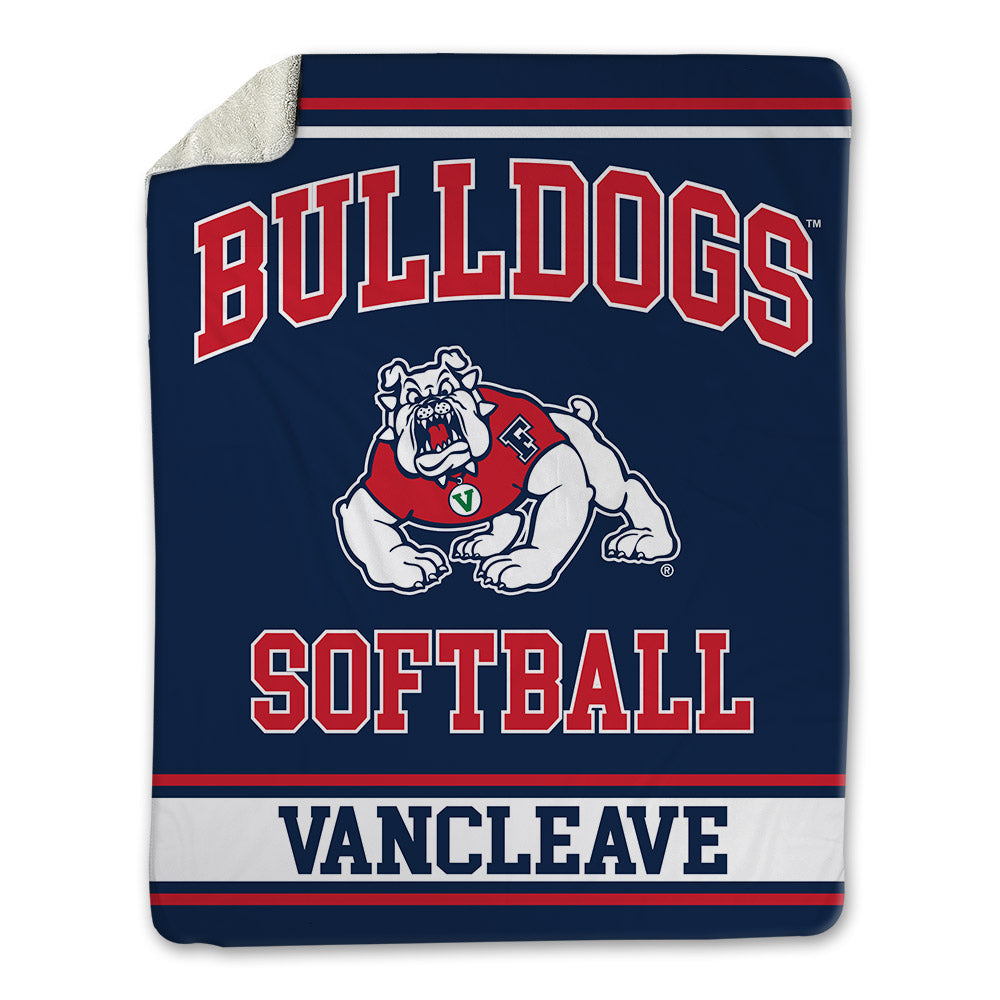 Fresno State - NCAA Softball : Mallory Vancleave - Blanket-0