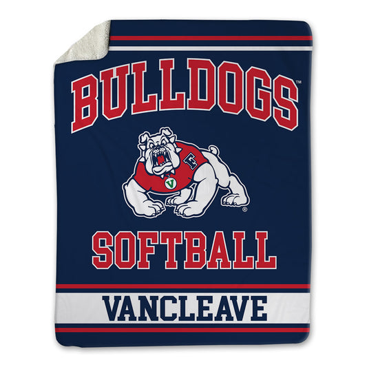 Fresno State - NCAA Softball : Mallory Vancleave - Blanket-0