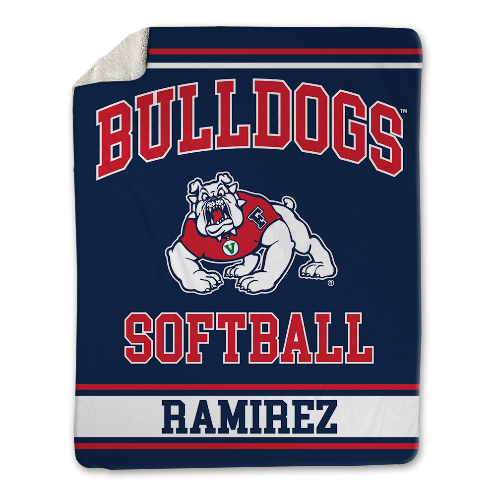 Fresno State - NCAA Softball : Alyssa Ramirez - Blanket-0