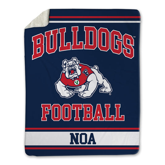 Fresno State - NCAA Football : Sione Noa - Blanket-0