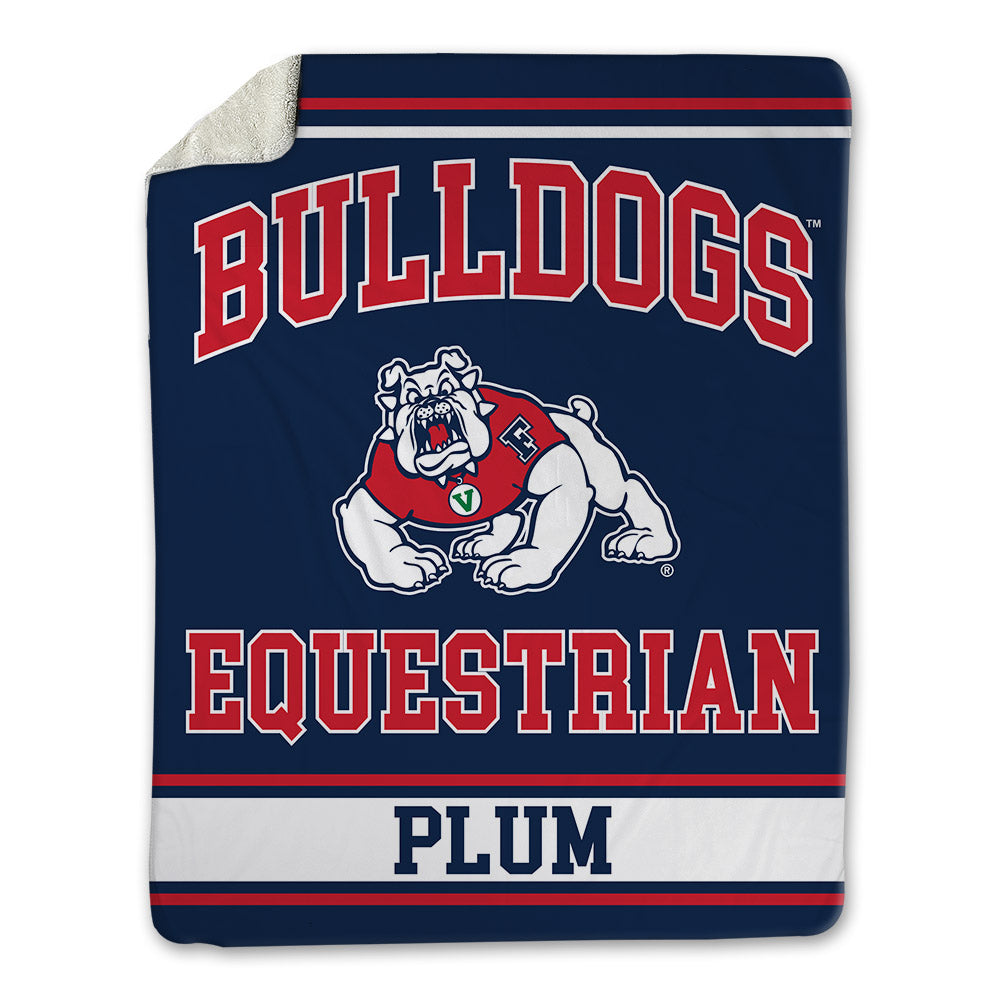 Fresno State - NCAA Equestrian : Eliza Plum - Blanket-0