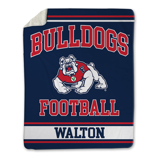 Fresno State - NCAA Football : Brayden Walton - Blanket-0