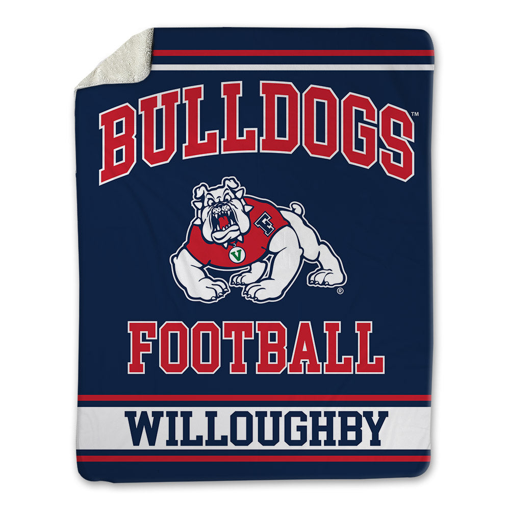 Fresno State - NCAA Football : Cooper Willoughby - Blanket-0