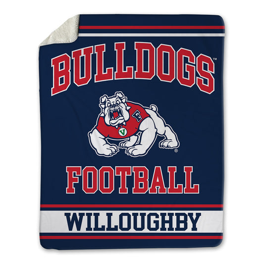 Fresno State - NCAA Football : Cooper Willoughby - Blanket-0