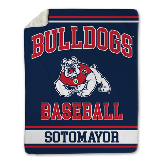 Fresno State - NCAA Baseball : Griffen Sotomayor - Blanket-0