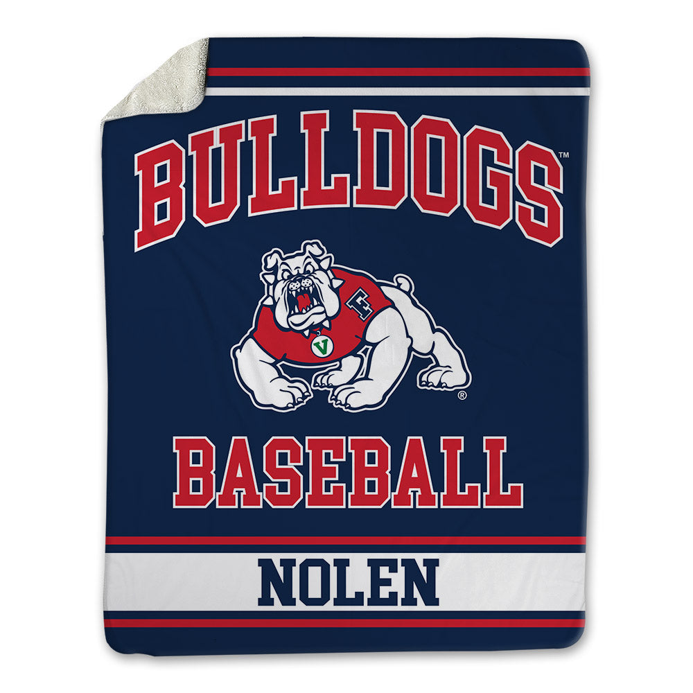 Fresno State - NCAA Baseball : Marcus Nolen - Blanket-0