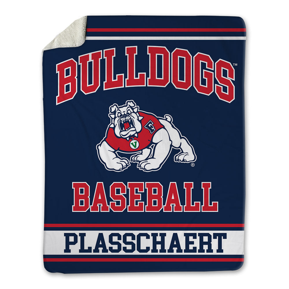 Fresno State - NCAA Baseball : Zach Plasschaert - Blanket-0
