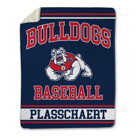 Fresno State - NCAA Baseball : Zach Plasschaert - Blanket-0