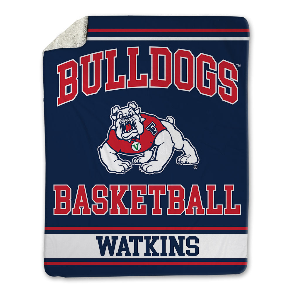 Fresno State - NCAA Women's Basketball : Avery Watkins - Blanket-0
