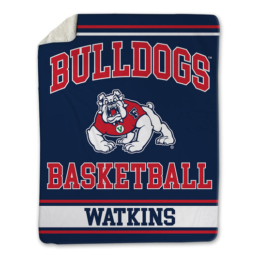 Fresno State - NCAA Women's Basketball : Avery Watkins - Blanket-0