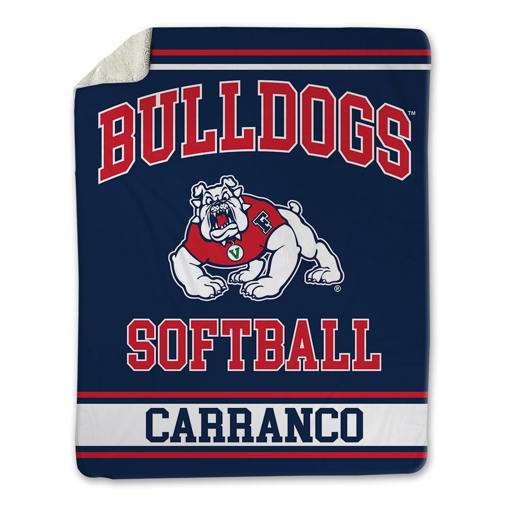 Fresno State - NCAA Softball : Lauryn Carranco - Blanket-0