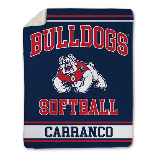 Fresno State - NCAA Softball : Lauryn Carranco - Blanket-0