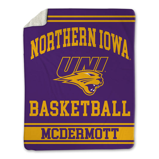 Northern Iowa - NCAA Women's Basketball : Maya McDermott - Blanket-0