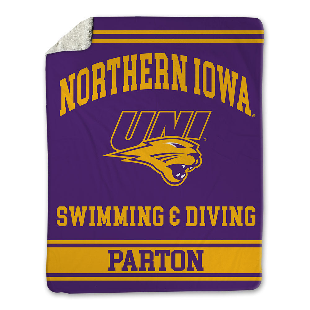 Northern Iowa - NCAA Women's Swimming & Diving : Josie Parton - Blanket-0