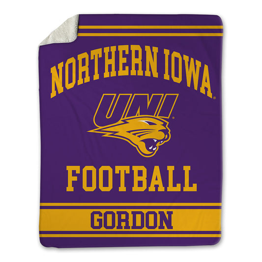 Northern Iowa - NCAA Football : Ben Gordon - Blanket-0