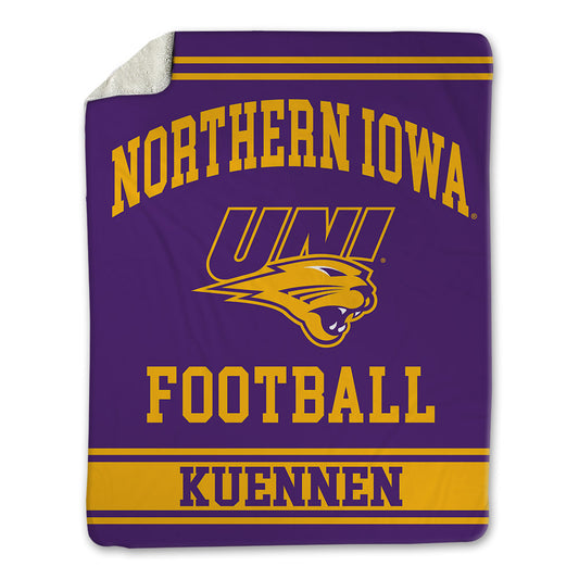 Northern Iowa - NCAA Football : Landen Kuennen - Blanket-0
