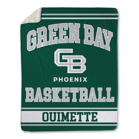 UW Green Bay - NCAA Women's Basketball : Kristina Ouimette - Blanket-0