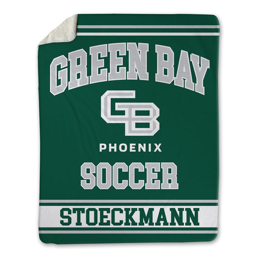 UW Green Bay - NCAA Women's Soccer : Becca Stoeckmann - Blanket-0
