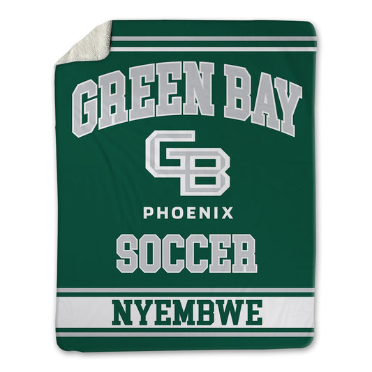 UW Green Bay - NCAA Men's Soccer : Rayme Nyembwe - Blanket-0