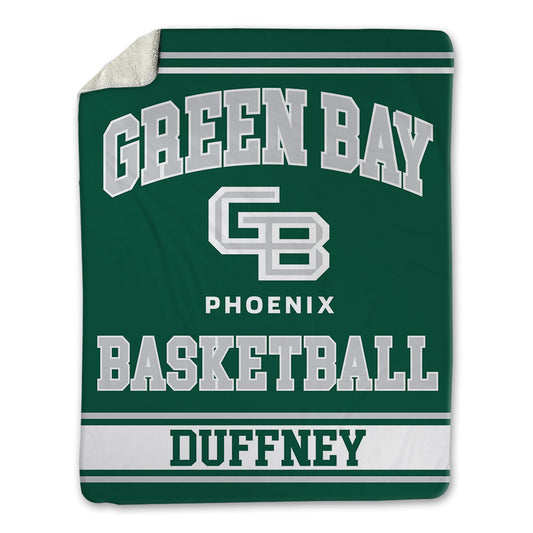 UW Green Bay - NCAA Women's Basketball : Carley Duffney - Blanket-0