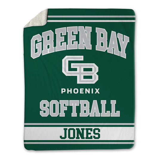 UW Green Bay - NCAA Softball : Emily Jones - Blanket-0