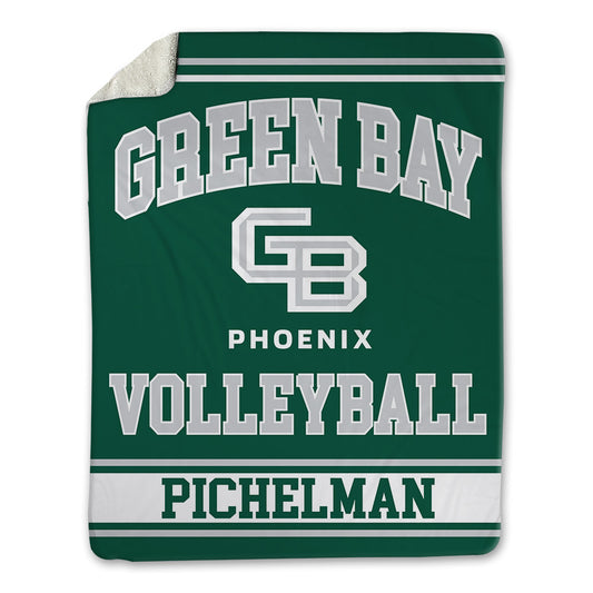 UW Green Bay - NCAA Women's Volleyball : Diane Pichelman - Blanket-0