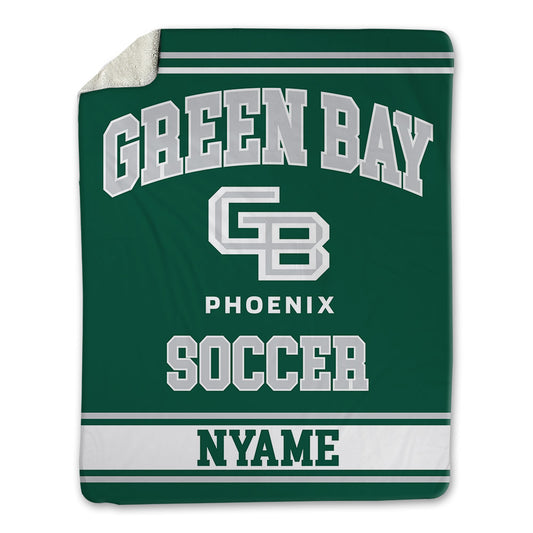 UW Green Bay - NCAA Men's Soccer : Dennis Nyame - Blanket-0