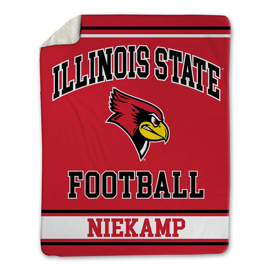 Illinois State - NCAA Football : Tye Niekamp - Blanket-0