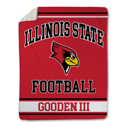Illinois State - NCAA Football : Albert Gooden III - Blanket-0