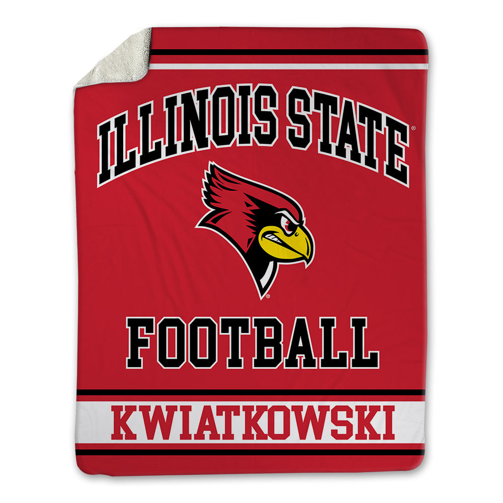 Illinois State - NCAA Football : Chase Kwiatkowski - Blanket-0