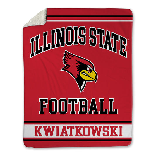 Illinois State - NCAA Football : Chase Kwiatkowski - Blanket-0
