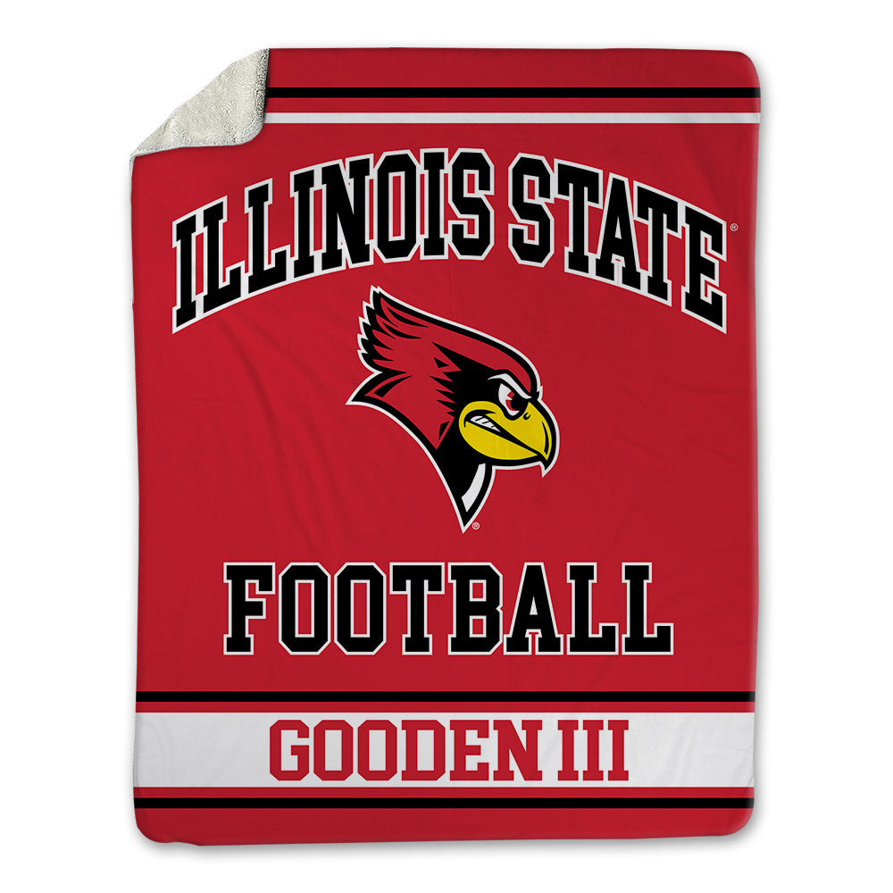 Illinois State - NCAA Football : Albert Gooden III - Blanket-0