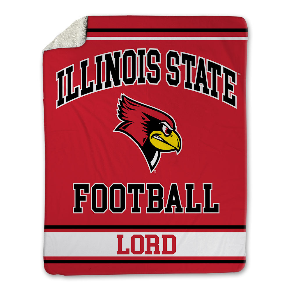 Illinois State - NCAA Football : Dylan Lord - Blanket-0