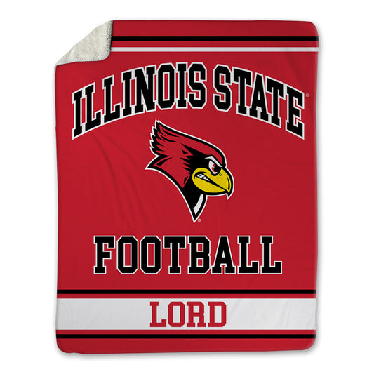 Illinois State - NCAA Football : Dylan Lord - Blanket-0