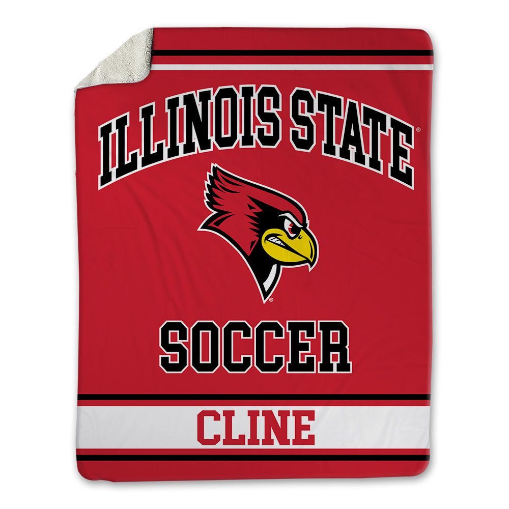 Illinois State - NCAA Women's Soccer : Chloe Cline - Blanket-0