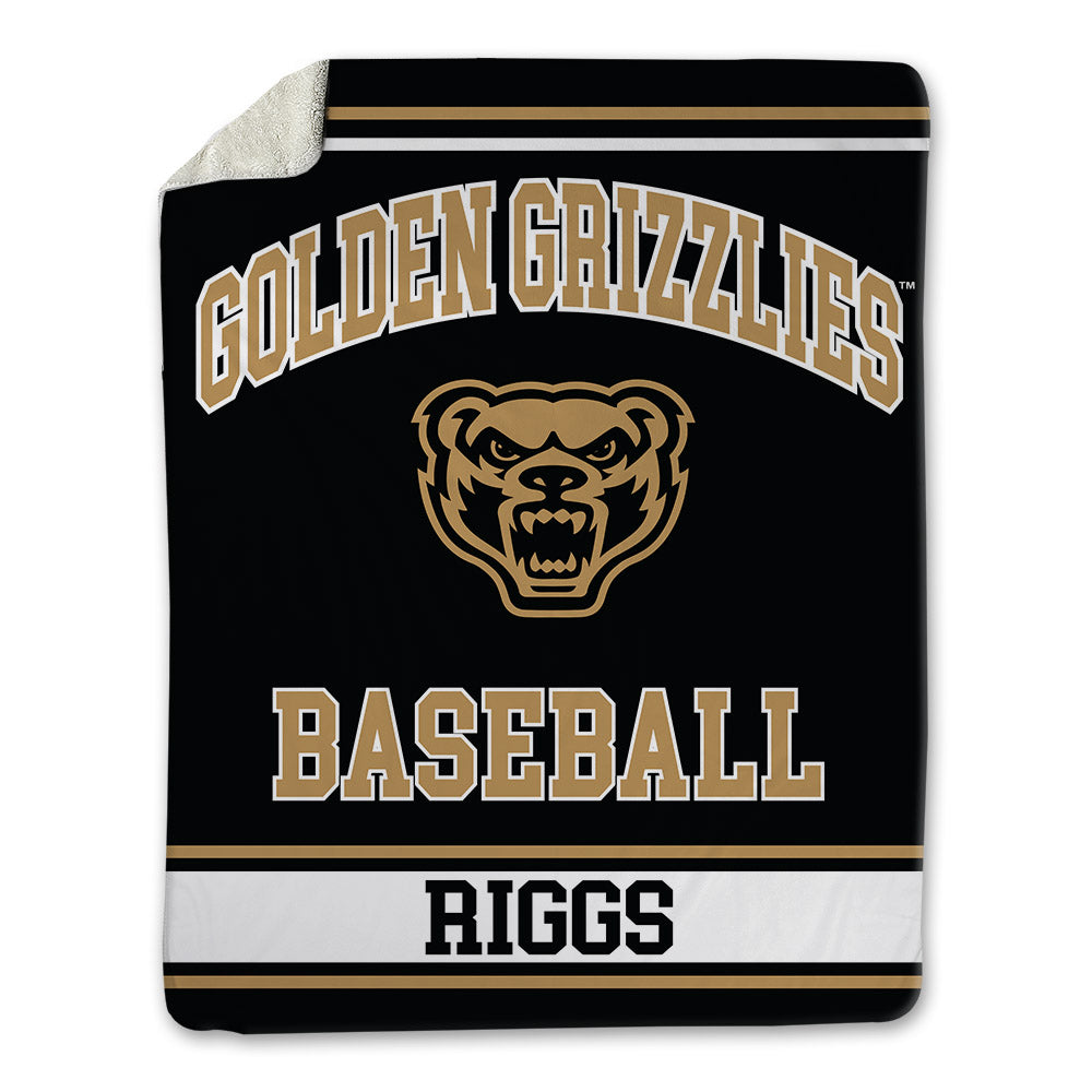 Oakland - NCAA Baseball : Luke Riggs - Blanket-0