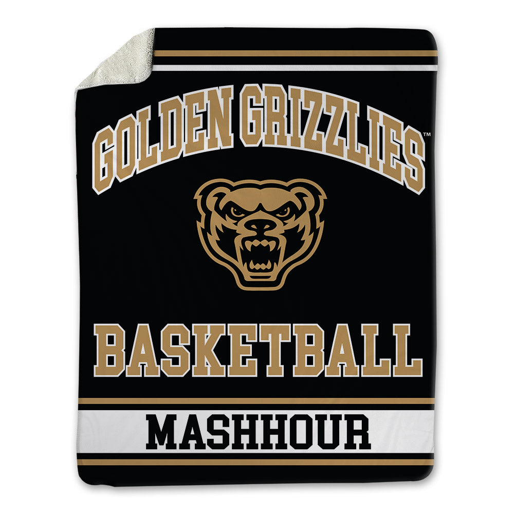 Oakland - NCAA Men's Basketball : Nassim Mashhour - Blanket-0
