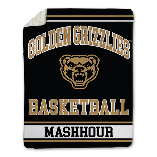 Oakland - NCAA Men's Basketball : Nassim Mashhour - Blanket-0