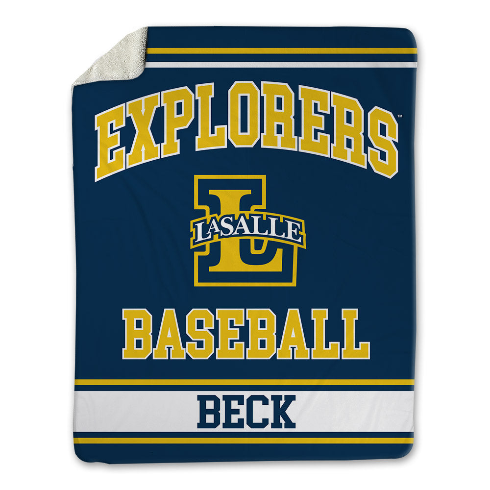 La Salle - NCAA Baseball : Josh Beck - Blanket-0