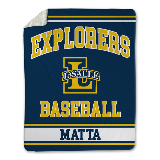 La Salle - NCAA Baseball : Luke Matta - Blanket-0