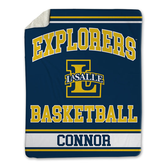 La Salle - NCAA Women's Basketball : Ashleigh Connor - Blanket-0