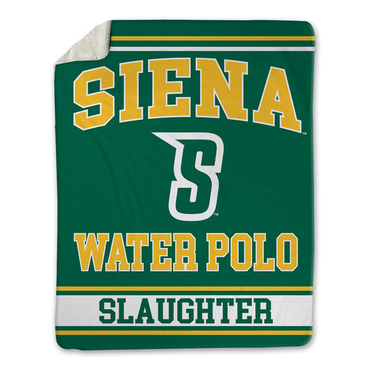 Siena - NCAA Women's Water Polo : Savana Slaughter - Blanket-0