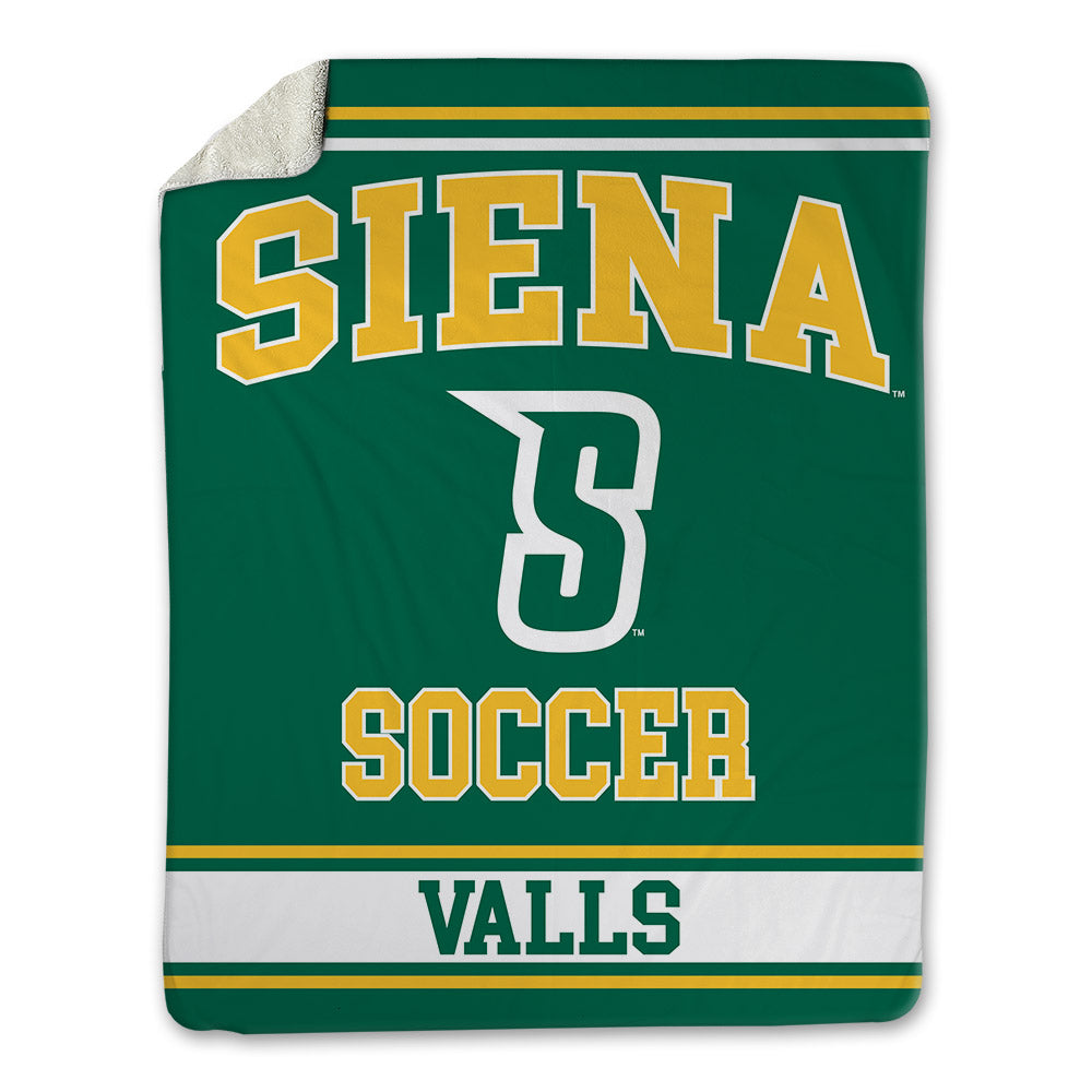 Siena - NCAA Women's Soccer : Maria Valls - Blanket-0