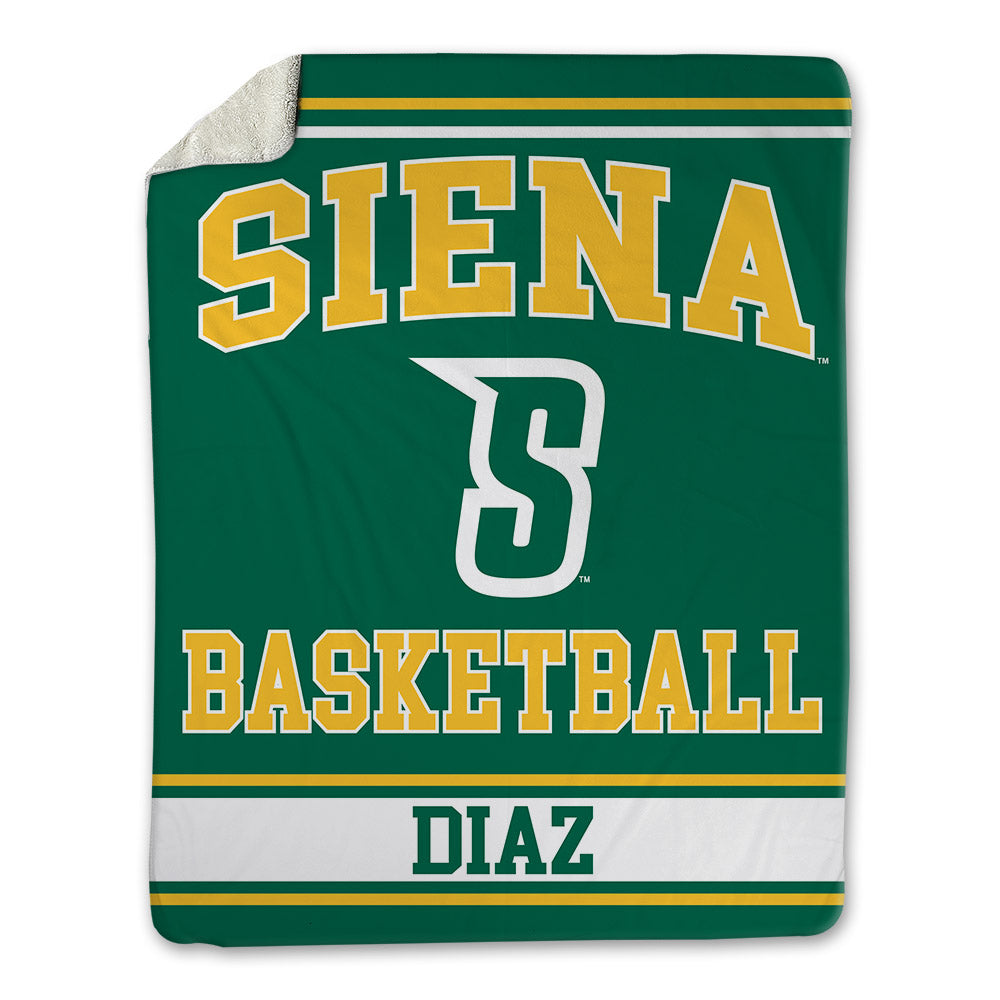 Siena - NCAA Women's Basketball : Dany Diaz - Blanket-0