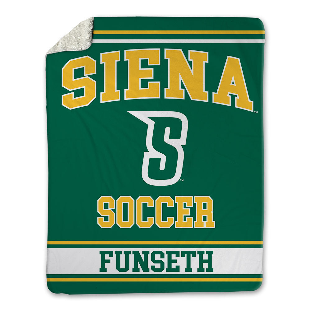 Siena - NCAA Women's Soccer : Cece Funseth - Blanket-0