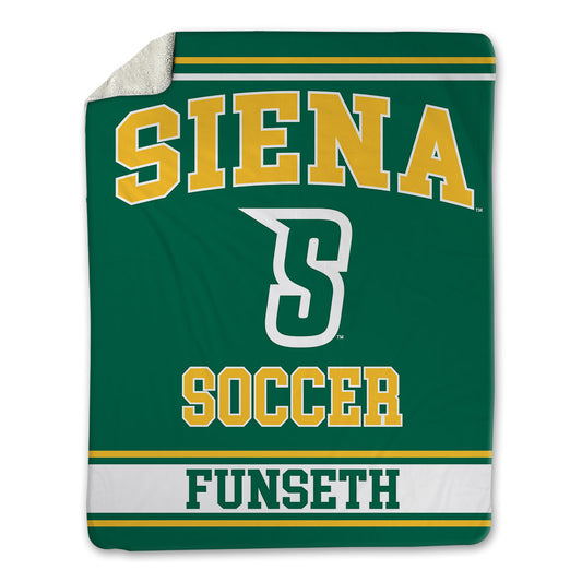 Siena - NCAA Women's Soccer : Cece Funseth - Blanket-0