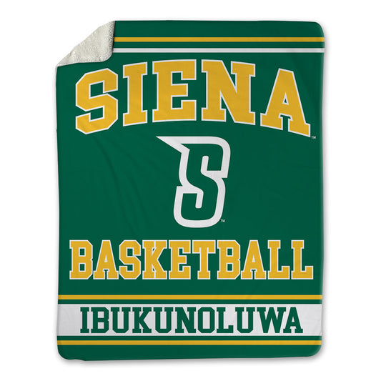 Siena - NCAA Men's Basketball : Timothy Ibukunoluwa - Blanket-0